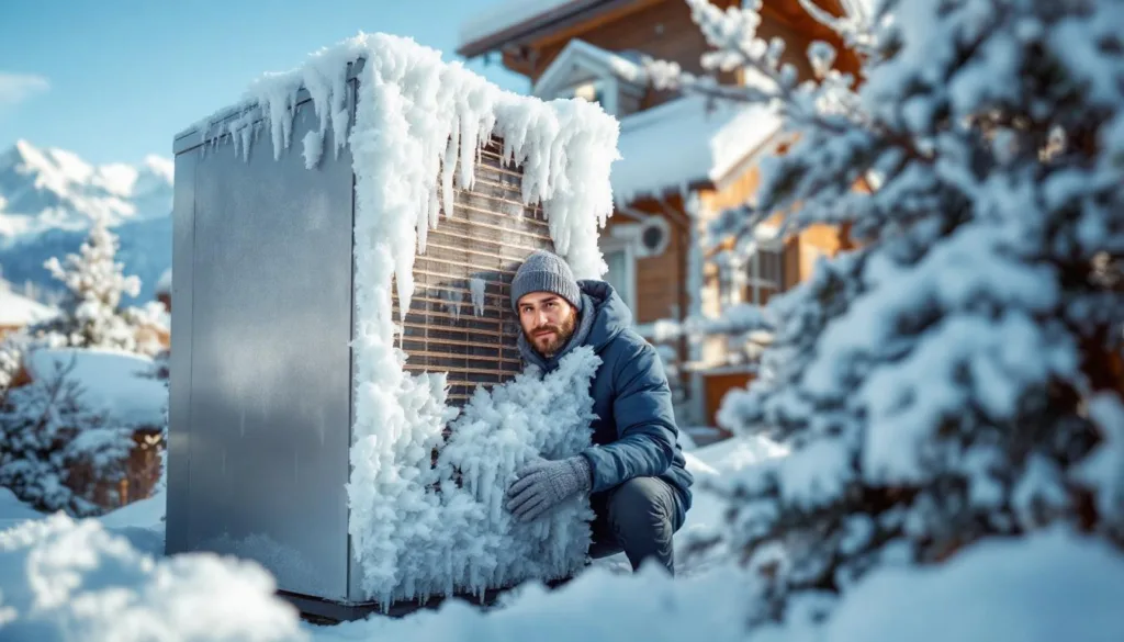 ein heizungsexperte erklärt, warum wärmepumpen bei kalten temperaturen oft nicht effizient arbeiten und was man dagegen tun kann.