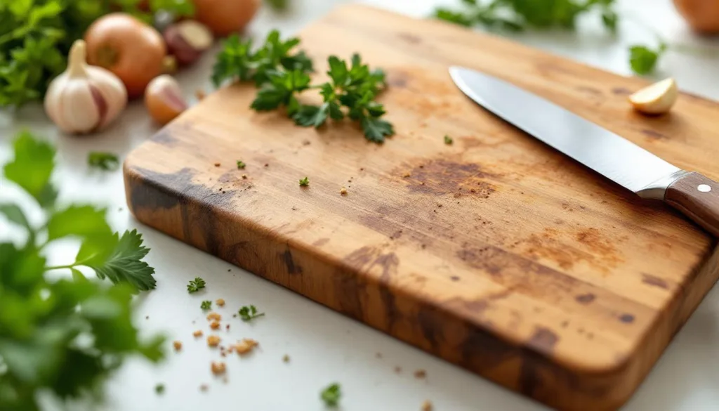 ein erfahrener koch erklärt, warum dein holzschneidebrett nach dem gebrauch unangenehm riecht und gibt tipps zur richtigen pflege und reinigung, damit dein brett frisch bleibt.