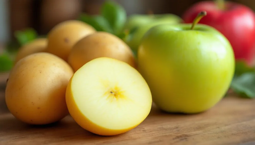 entdecken sie, warum kartoffeln mit dieser speziellen frucht viel länger frisch bleiben und wie sie ihre vorräte effektiv verlängern können.