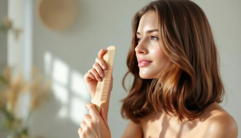 entdecken sie diesen einfachen trick zur perfekten pflege schulterlangen haares – ganz ohne schere und friseurbesuch.